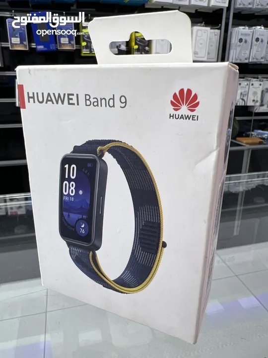 Huawei Band 9 (2024) هواوي باند 9 الجديدة  Huawei Band 9 (blue sport band )  ليما موبايل