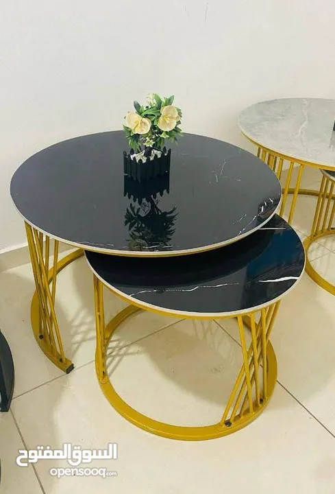 طقم طاولة وسط قطعتين