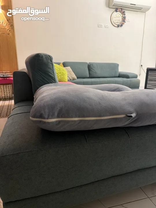 طقم كنب عدد 8 مقاعد مستعمل ب