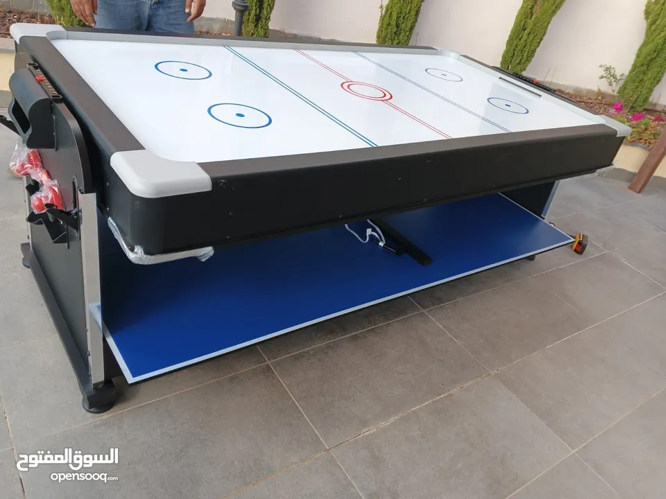طاوله متعددة الألعاب4في1 متوفره الان أعلى جوده ومواصفات ستاندر بكامل اكسسواراتها لكل لعبه يوجد توصيل