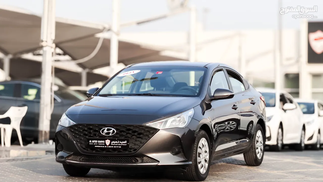 Hyundai accent 1.6L  2021 GCC  Original Paint & accident free  in excellent condition  790 P.M