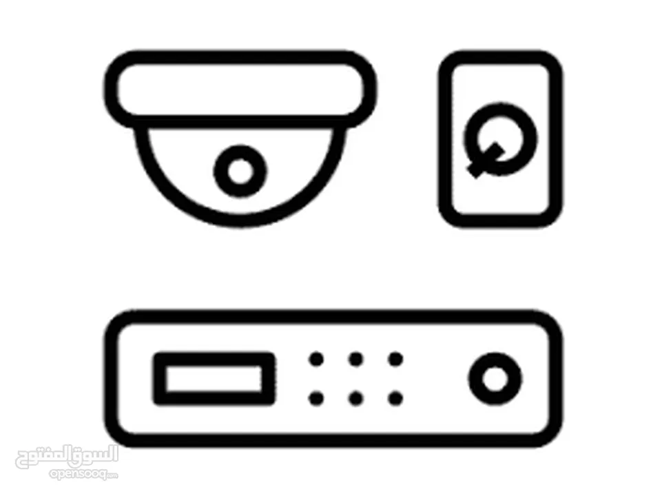نظام كاميرات 2 ميجا بكسل ملون بدون تركيب خذ وركب وما بدك ايشي Hikvision camera 2m color