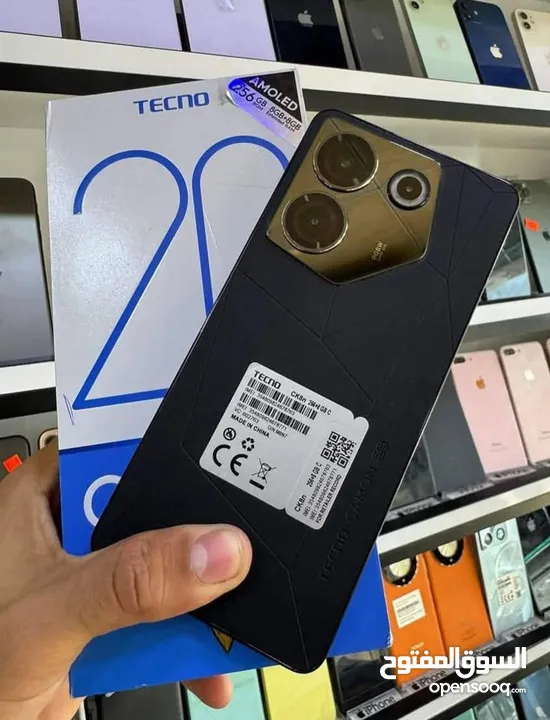 اخو الجديد Kamon 20 pro 5G رام 16 جيجا 256 أغراضة والكرتونه الأصلية متوفر توصيل