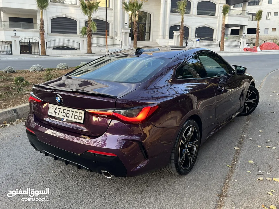 Bmw G22 4 series Coupe 2022  kit M interior/exterior Low Mileage 11000km  وارد.               اوروبي