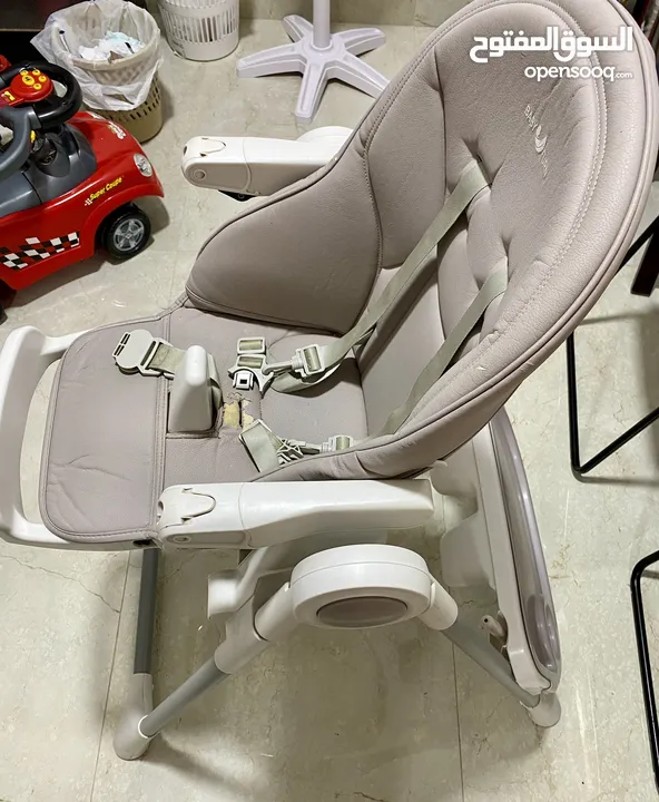 كرسي مع طاولة للاطفال ، adjustable feeding chair with table