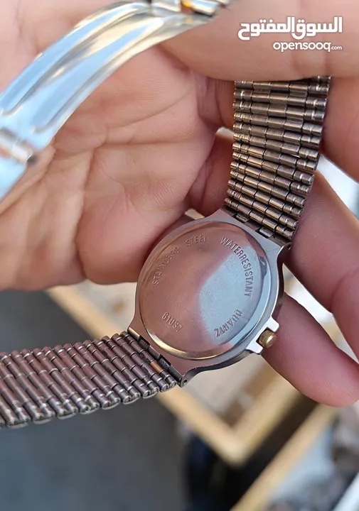 ساعة اترنا سويسري اصلي طوق ذهب المكينة تحتوي على 7 جواهر الساعة قمة بالنضافة