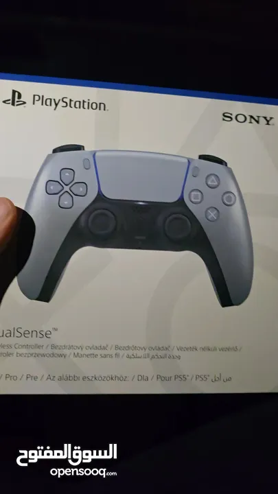 يده بلايستيشن 5 New PlayStation 5  controller Silver