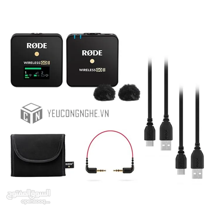 RØDE Wireless GO II مايكروفون رود مستعمل فتره بسيطه