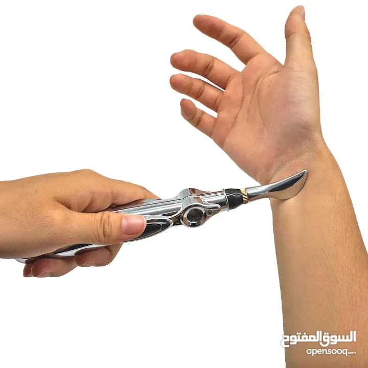 جهاز قلم المساج بالوخز النبضات الكهربائيه 4 في 1 قلم مساج 9 مسويات تدليك مساج وخز الكتروني