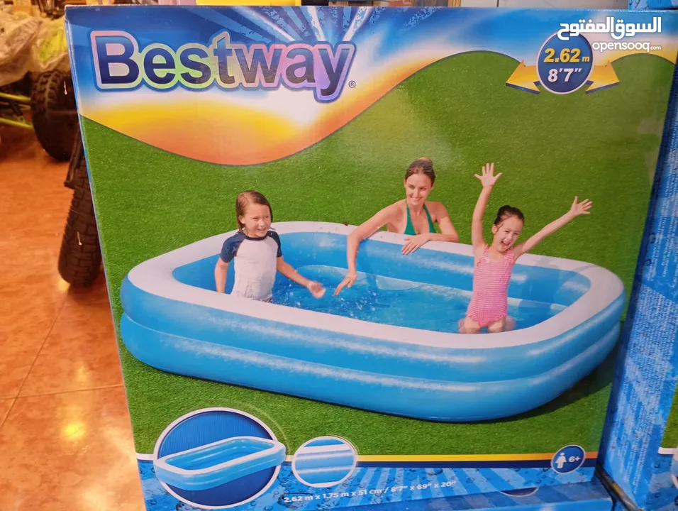 بركة  BESTWAY / INTEX جلد اصلي  من الشركة الاصلية