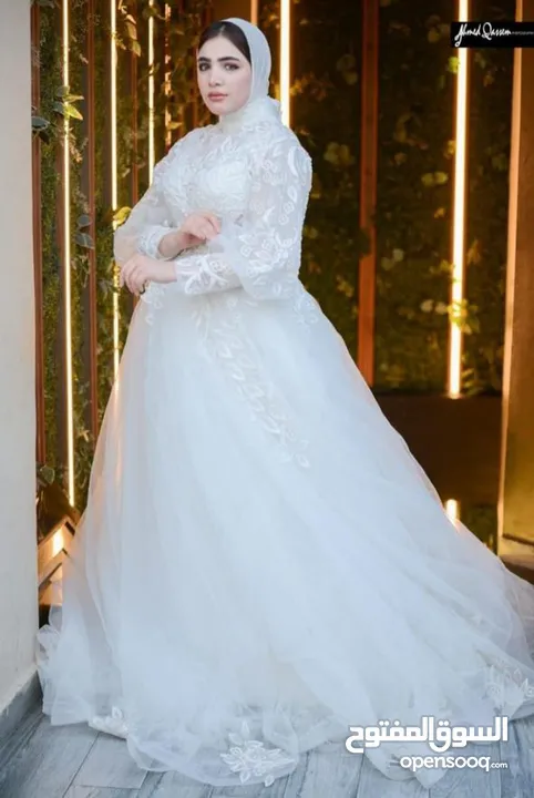 فستان زفاف استخدام مرة للبيع