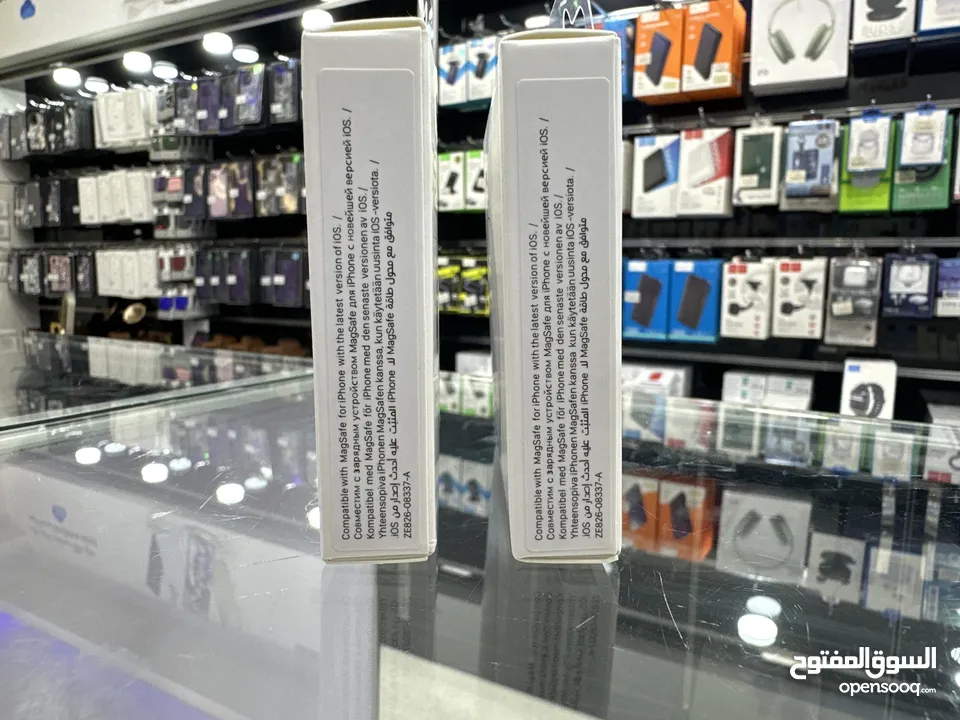 شاحن لاسلكي للايفون ماج سيڤ وصلة شحن تدعم 15 واط لاسلكي  iPhone MagSafe Caple Charger 15w