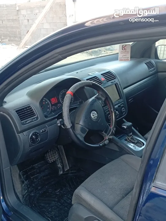 جولف Mk5موديل مديل 2006 سياره ماشاء الله مطور جديد مستورد داخل رخصه دهان جديد ترخيص لآخر شهر 3