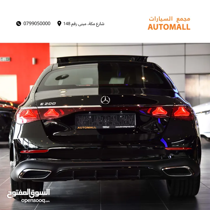 مرسيدس اي كلاس مايلد هايبرد نايت بكج 2024 Mercedes E200 Mild Hybrid AMG Line Night Package