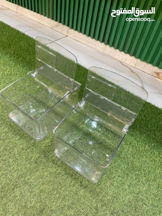 علب جوم ومكسرات شوكولاته علب الاكريليك