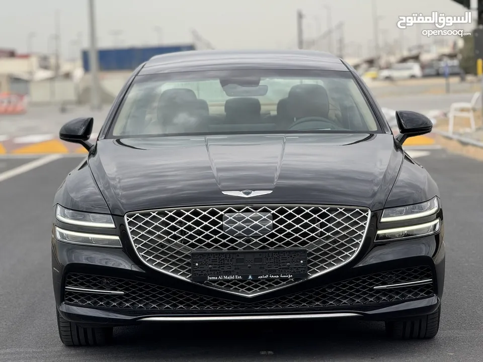 GENESIS G80 ROYAL 2024 GCC UNDER AGENCY WARRANTY AND SERVICE LOW KM