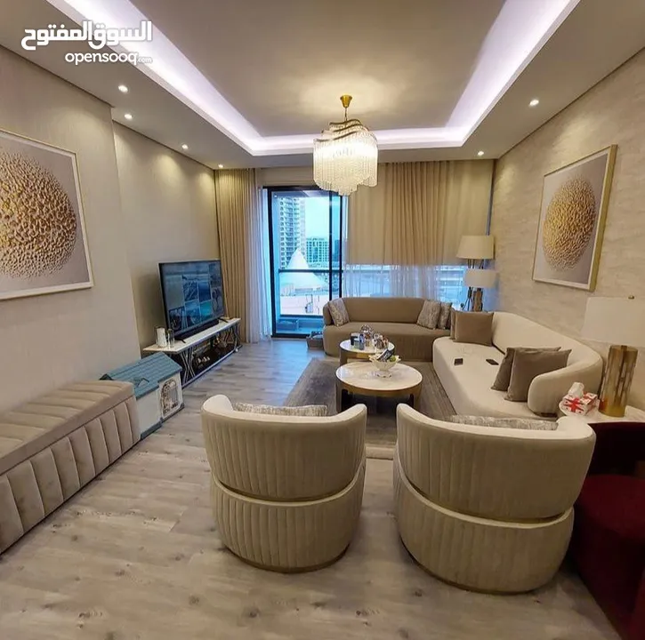 For rent in Amwaj luxury 3 bhk sea view  للإيجار في امواج شقه 3 غرف اطلاله بحريه