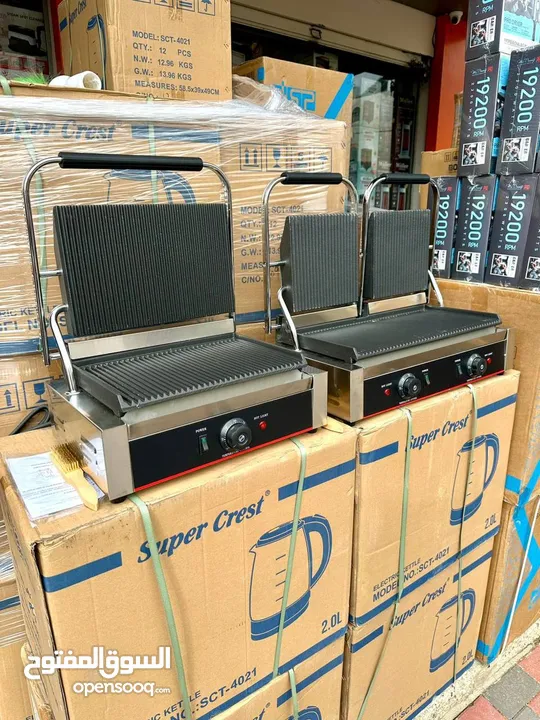 شواية وتوست مفردة و مزدوجة خاصة بالمجلات والمطاعم صاج ثقيل