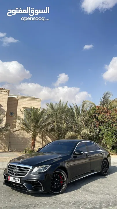 مرسيدس s550 2015 محول 63 كامل من داخل وبرع سياره نظيفه جداً وخاليه من الحوادث