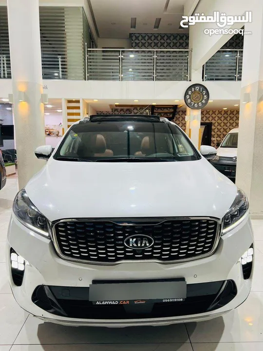 كيا سيرنتو 2018 في الرخصة كامل الاضافات 4*4 محرك 2.2 cc
