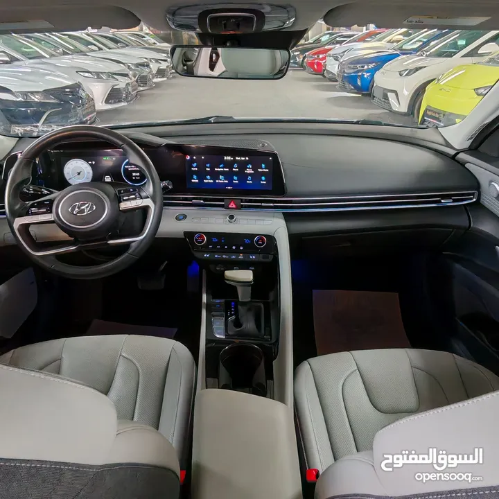 2022 HYNDAI ELANTRA HYBRID LIMITED وارد امريكي