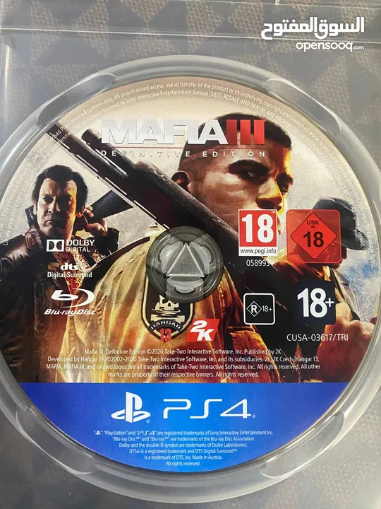 CD MAFIA 3  PS4