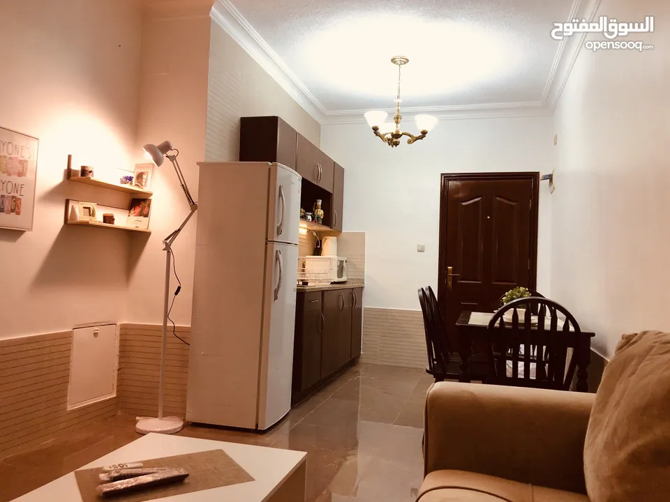 Direct from the owner Furnished one bedroom app شقه مفروشه للايجار الشهري من المالك