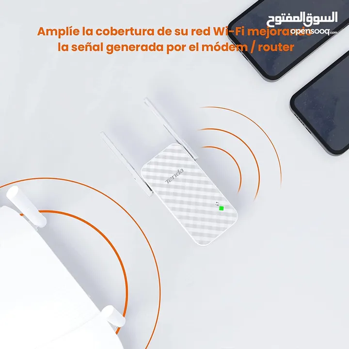 موسع انترنت شبكات انترنت وايرلس تيندا  Tenda A9 Extender For internet connection