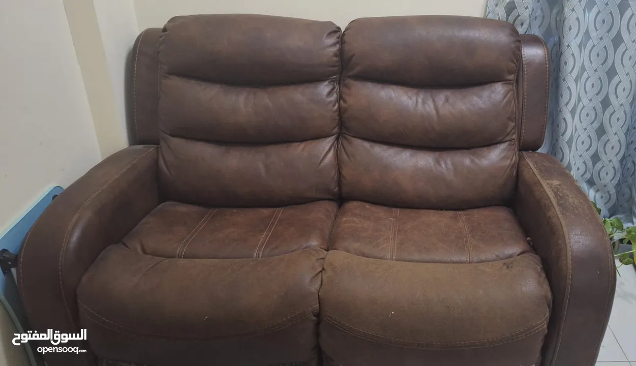 Two seater Leather sofa