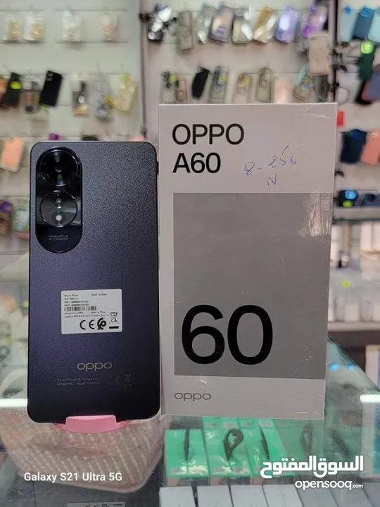 مشغل ايام oppo A60 رام 16 جيجا 128 أغراضة والكرتونه الأصلية مكفول بالشركة سنة متوفر توصيل