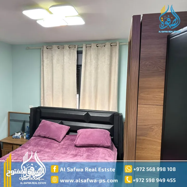 شقه مميزه للايجار المصايون قرب البنك العربي باطلاله جميله ومشمسه من كل الجهات