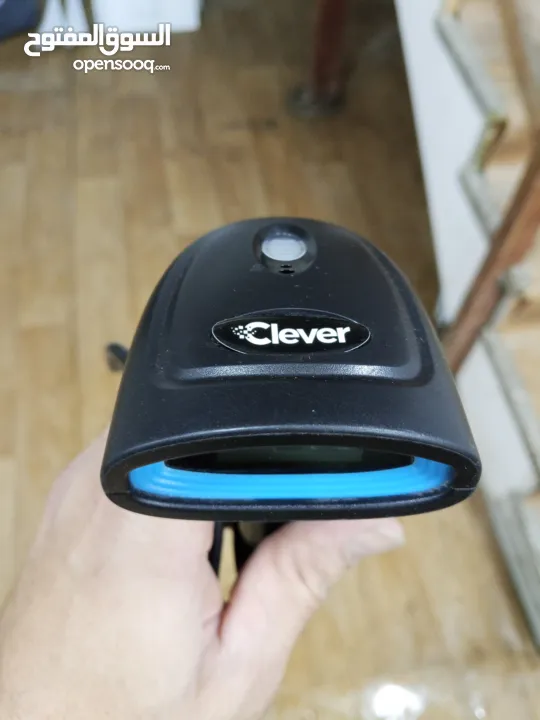 قارئ باركود سلكي ماركة كليفر العالمية للبيع
