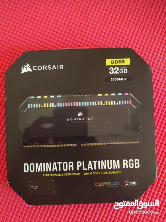 للبيع رامات DDR5 جديدة نوع كورسير دومنيتر بلاتينيوم