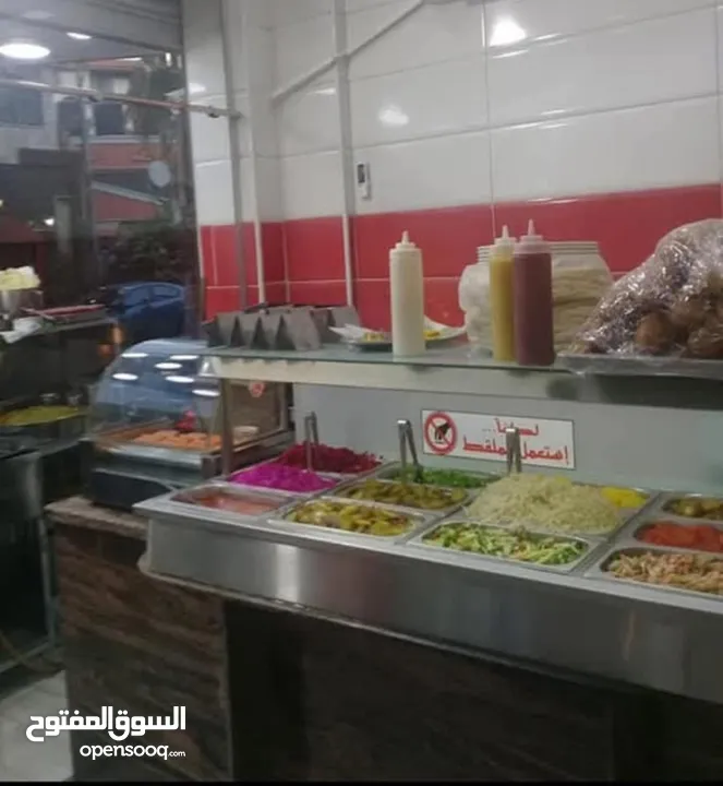 عدة مطعم جست فلافل للبيع بسعري مغري   العنوان :جنين خلف محطة النفاع