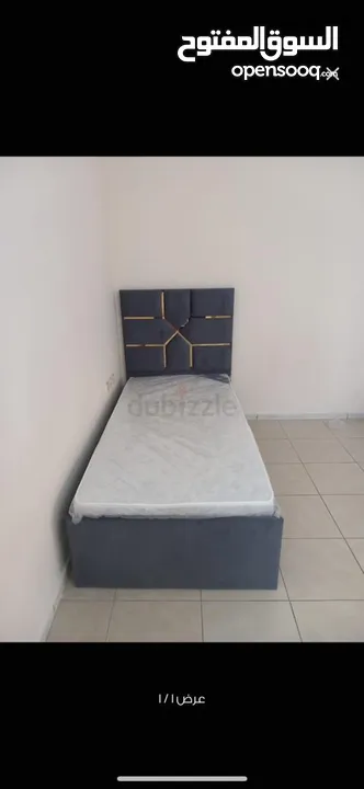 BRAND NEW SINGLE WOOD BED WITH MATTRESS 90X190 CM