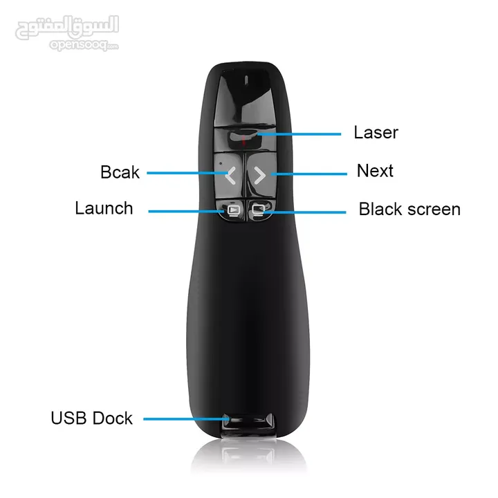 Professional Wireless R400 Receiver PPT Presenter