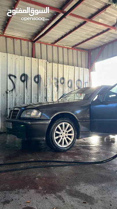مرسيدس 202 اصل عمومي جير اوتومات موديل 2000 فحص بالصلاة عالنبي ترخيص وتأمين لشهر 3ـ2026 للبيع نقدا