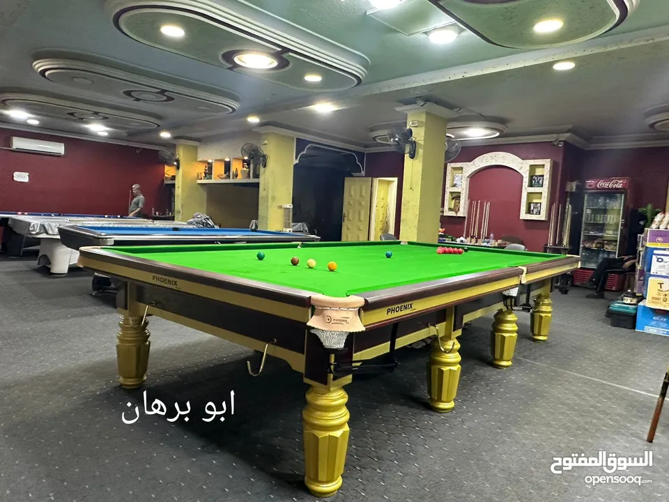 طاولات بلياردو جديدة و مستعملة بأحدث المواصفات عرض خاص ولمدة محدودة
