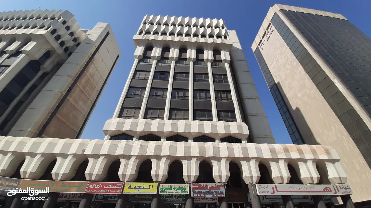 مكتب للايجار بأبراج العوضي  في شارع احمد الجابر بمنطقة الشرق