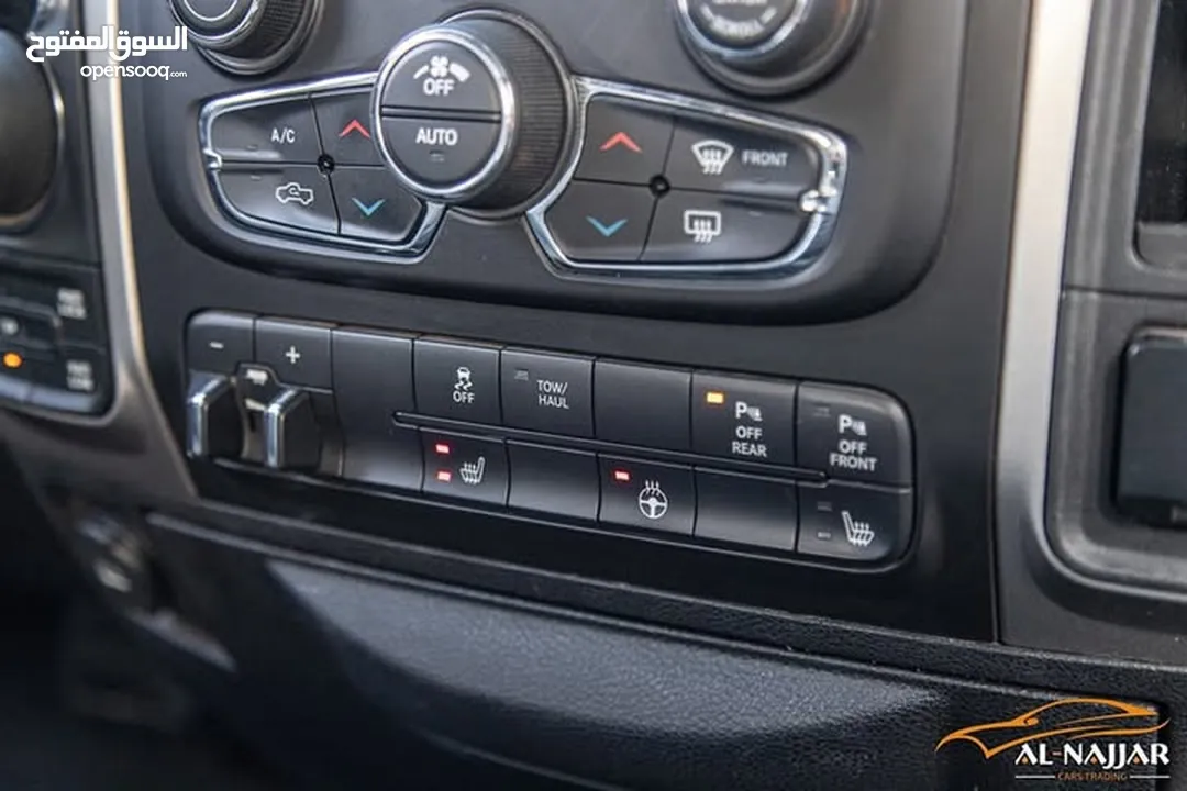 Dodge Ram Big horn 2019 gasoline   البكب بحالة الوكالة و قطع مسافة 51,000 ميل فقط