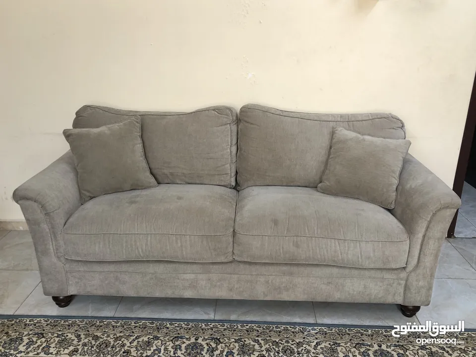 Light brown sofa set