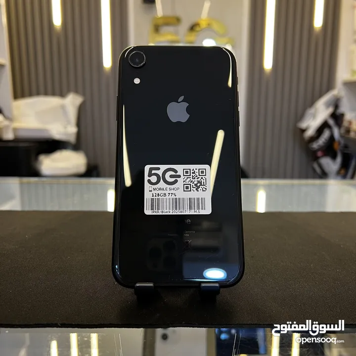 ‏iPhone XR 128GB battery 77% ‏‎ايفون XR ذاكرة تخزين 128 جيجا بطارية 77٪