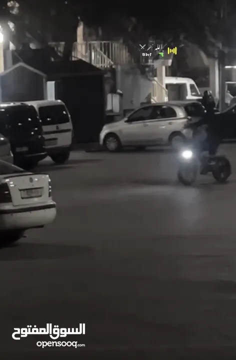 بسكليت كهربا 60 v عجل عريض مع حامل تلفون وشنتة وشاحنها وشاشتها