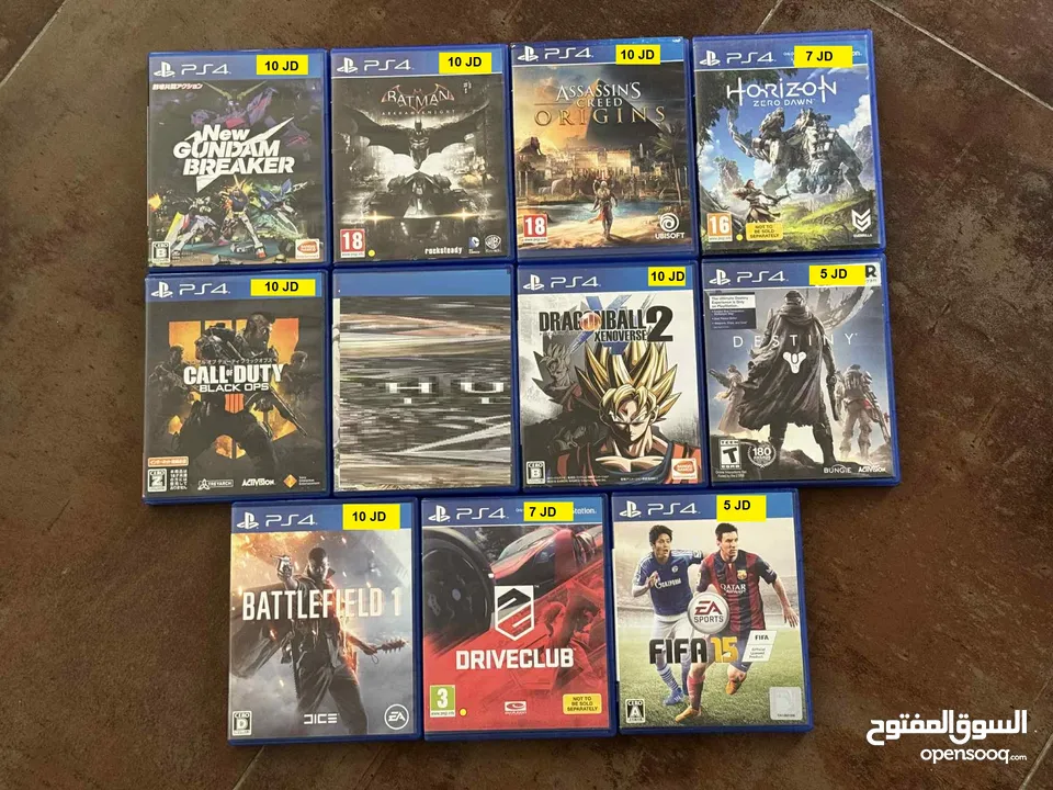 سيديات بلايستيشن 4  متوفر ايادي Playstation 4 ps4