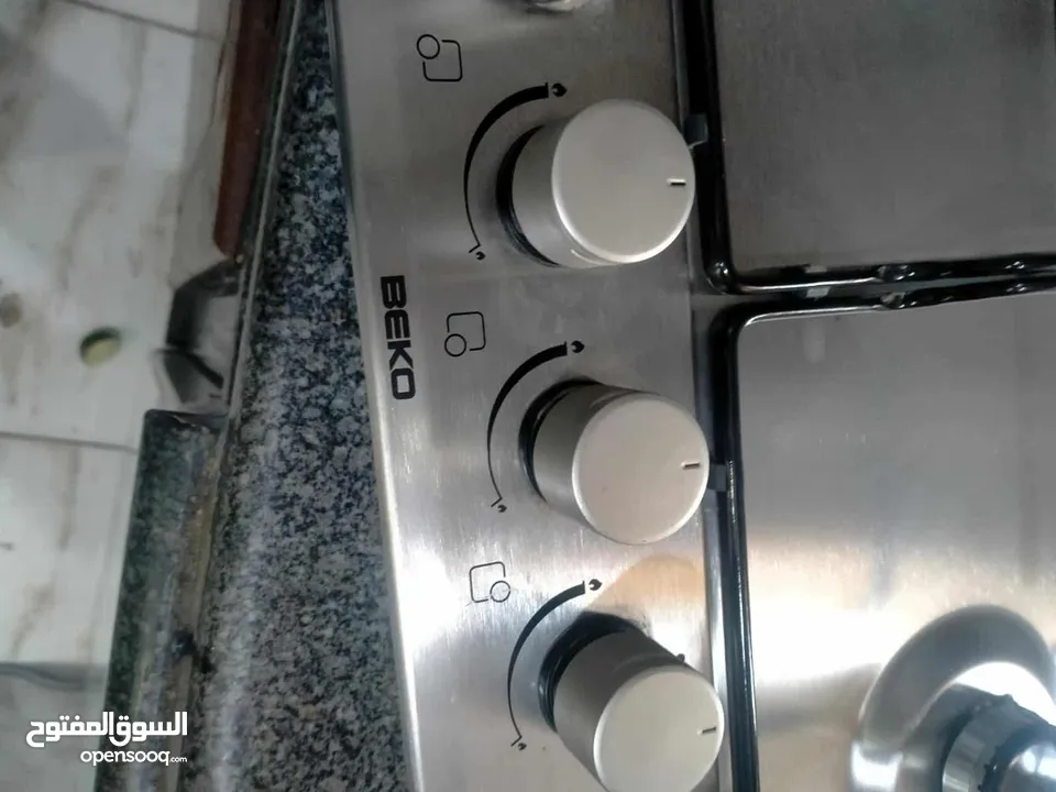 غاز بلت  أن اربع عيون بيكو صناعه تركية غير مستعمل  بحالة ممتازة مع شفاط استخدام بسيط بحالة ممتازة