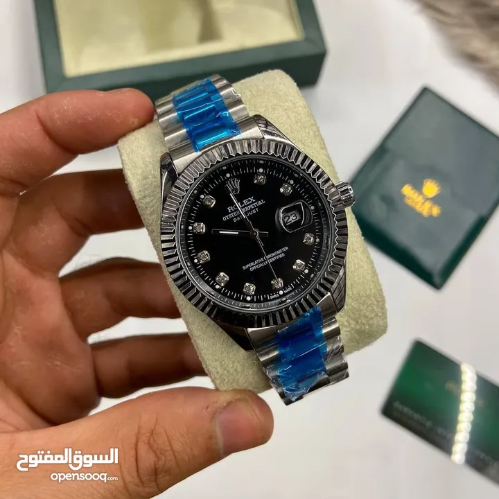 ساعة Rolex Date Just جميع الالوان متاحة بخدمة تىصيل لجميع انحاء مصر وشحن مجاني تماما