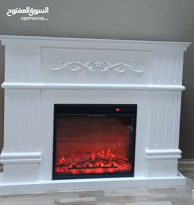 #Electric #Fireplace #Heater مدفأة ديكور الحطب