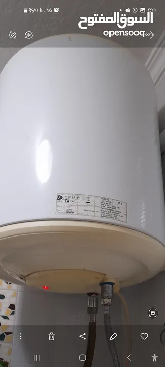 للبيع جيزر اتلانتك ايطالي مستعمل سعة 50 L