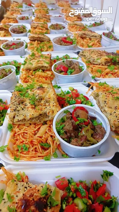 وجبات اطعام بتبداء من 25جنيه ومتاح كميات كبيرة وجبات لله وصدقات