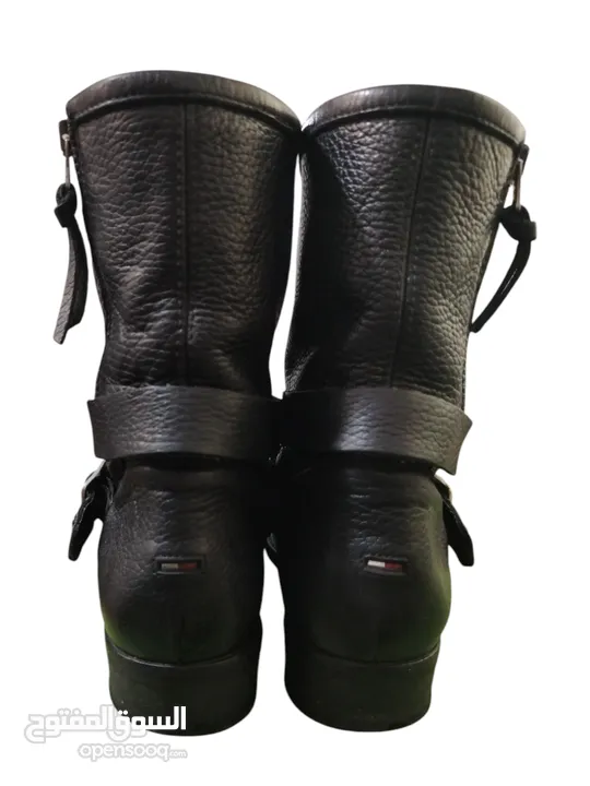 Tommy Hilfiger black women boots